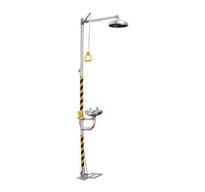 Ducha Lava Ojos Inox 316 Con Pedal Bd-550A