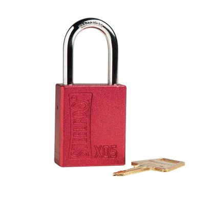 Candado Lock Out Steel-Pro X05 Rojo