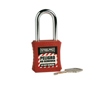 Candado Steelpro X10 Rojo