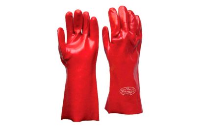 Guante Pvc 14 -35 Cm. Rojo