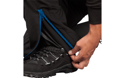 Pantalón Hw Softshell Wolverine Antiácido Negro/Azul - Imagen 6