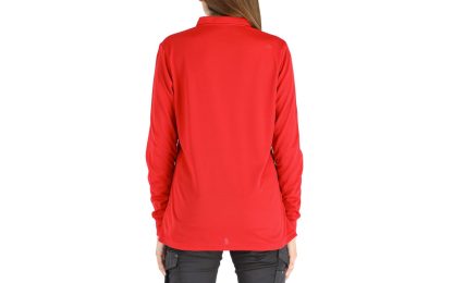 Polera Cooldry QUEBEC Manga corta Mujer Rojo - Imagen 2