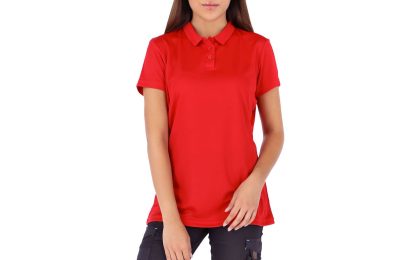Polera Cooldry QUEBEC Manga corta Mujer Rojo