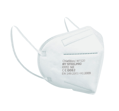 Respirador FFP2 50 Unid Isp W7120 B/ Steelpro