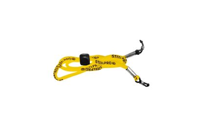 Cordon ajustable amarillo con logo Steelpro 60 cm