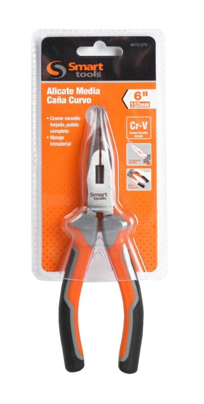 ALICATE PUNTA CURVA DE 6" CR/V