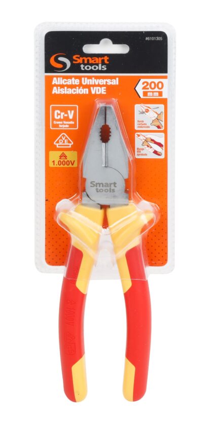 ALICATE T/ELECTRICISTA 8" AISLADO 1000V.