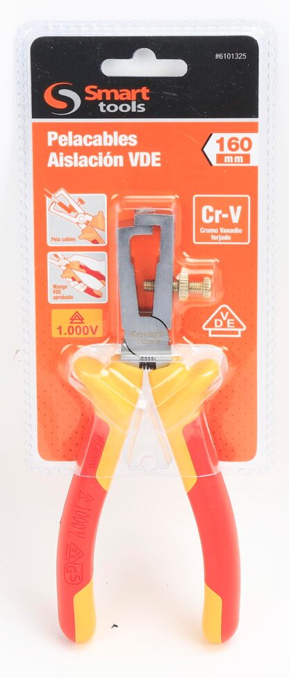 ALICATE PELACABLES DE 6" AISLADO 1000V.