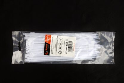 AMARRA PLASTICA BLANCA 3.6 x 200 mm x 100 unidades