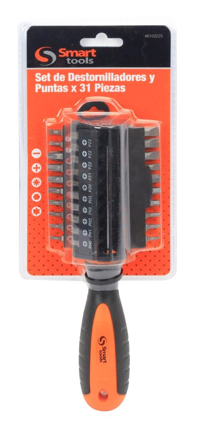 DESTORNILL. PUNTAS INTERCAMBIABLES 31 PZS.