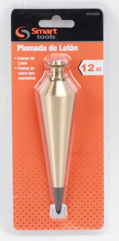 PLOMADA DE BRONCE DE 12 OZ.