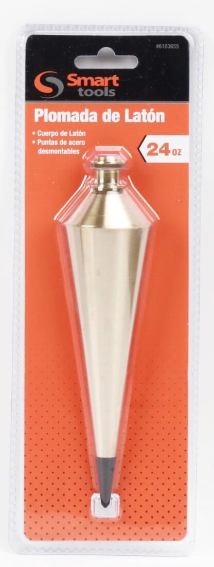 PLOMADA DE BRONCE DE 24 OZ.
