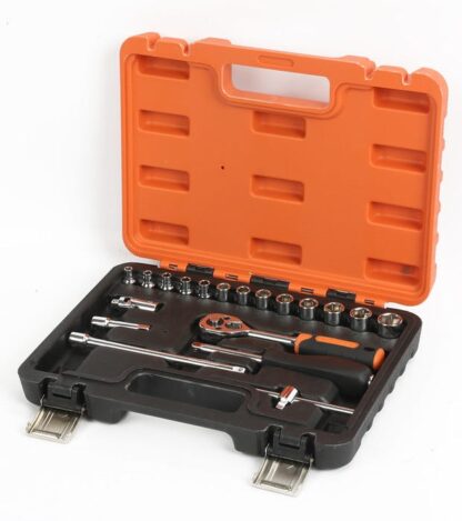JGO. DADOS [] 1/4" DE 4 A 14 MM. (19 PZS.)