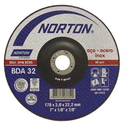 DISCO CORTE  7"  #BDA-32 C/HUNDIDO (10105408)