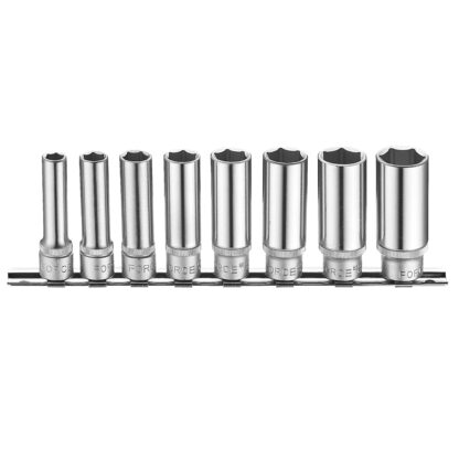 JGO. DADOS []3/8" DE 8-19 MM LARGOS HEX (3082)